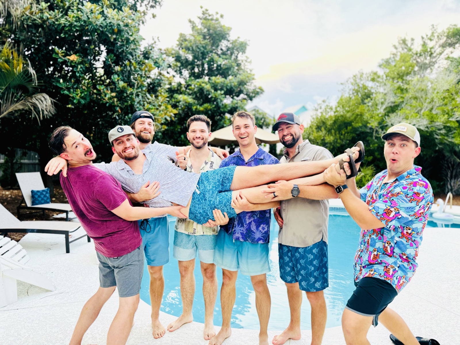 Beach house hibachi event