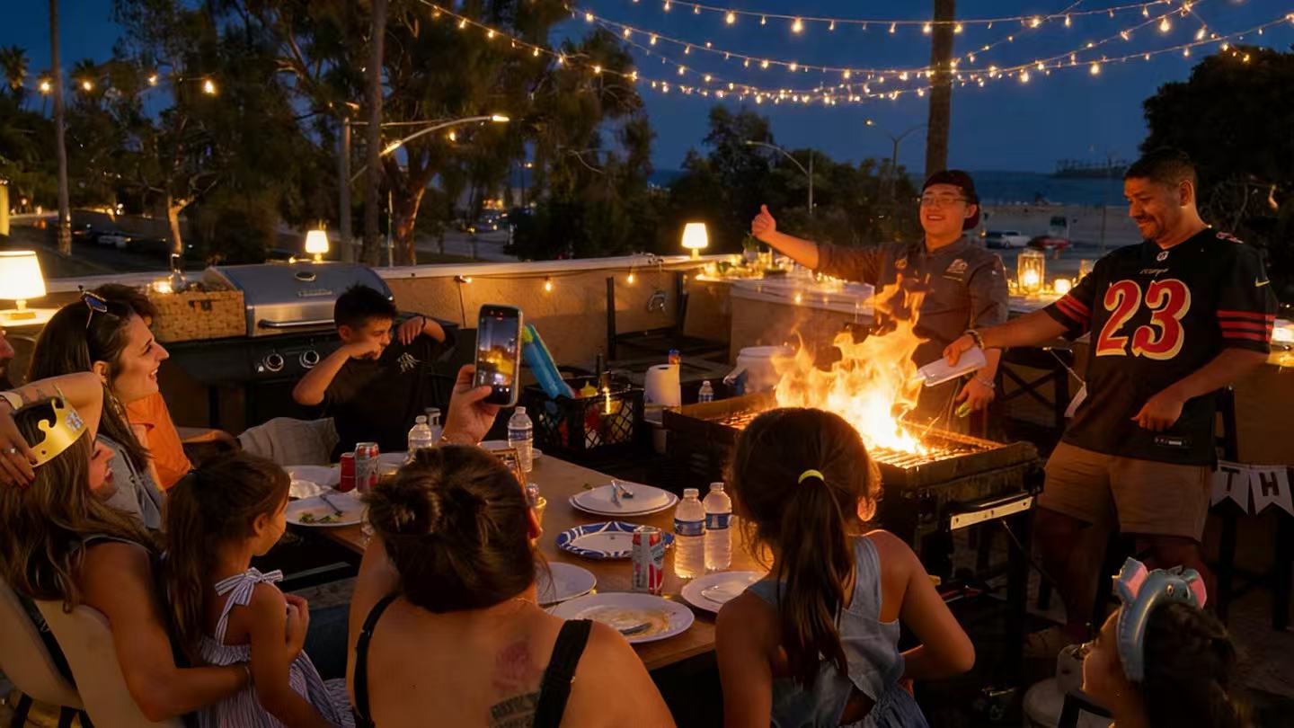 Private hibachi at home night in Northwest Florida